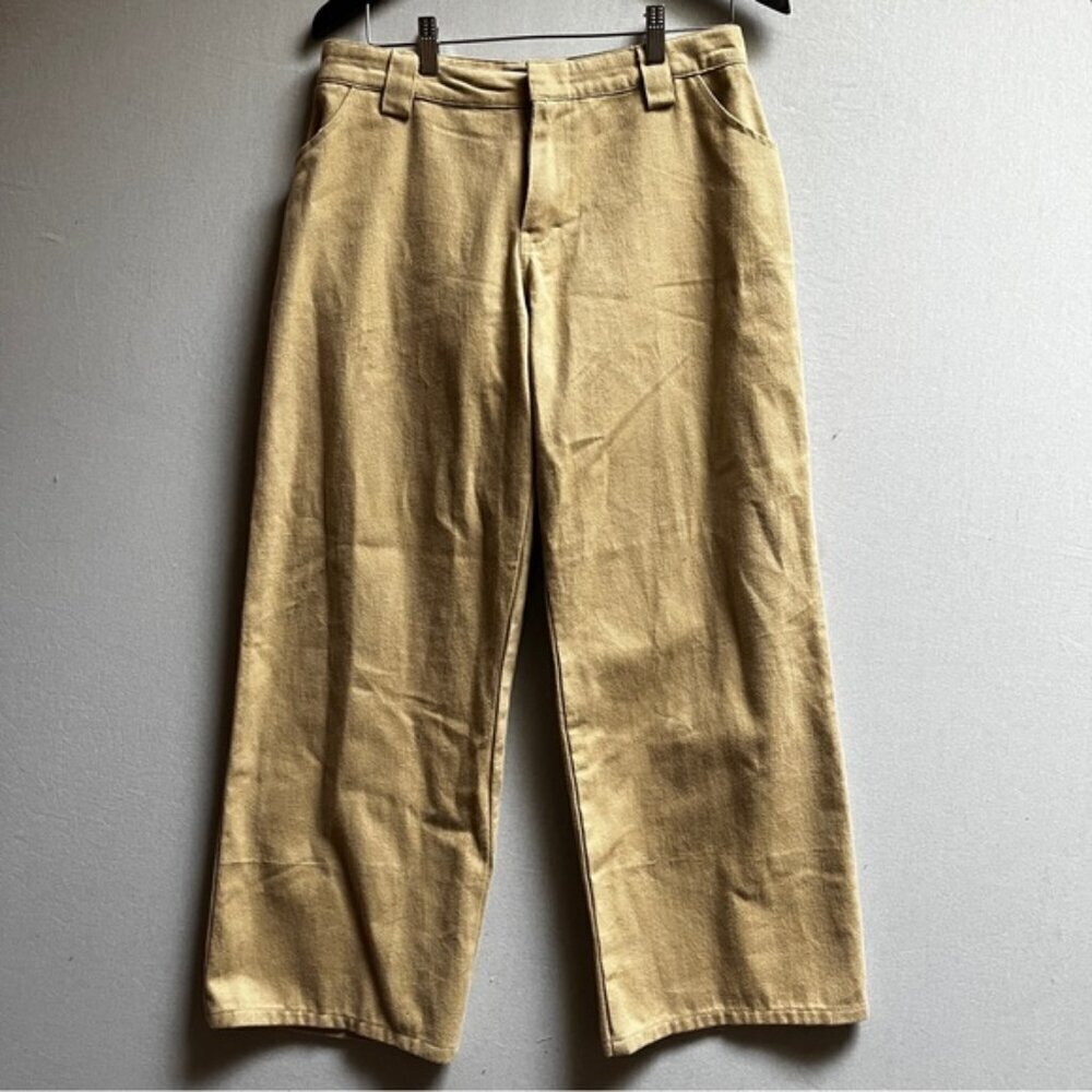 Motel Rocks Wide Leg Straight Trouser Pants 32